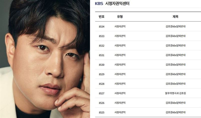 김호중 KBS 탈퇴 반대 관련 청원글을 올린 김호중의 팬들. 사진=KBS 시청자권익센터 게시판