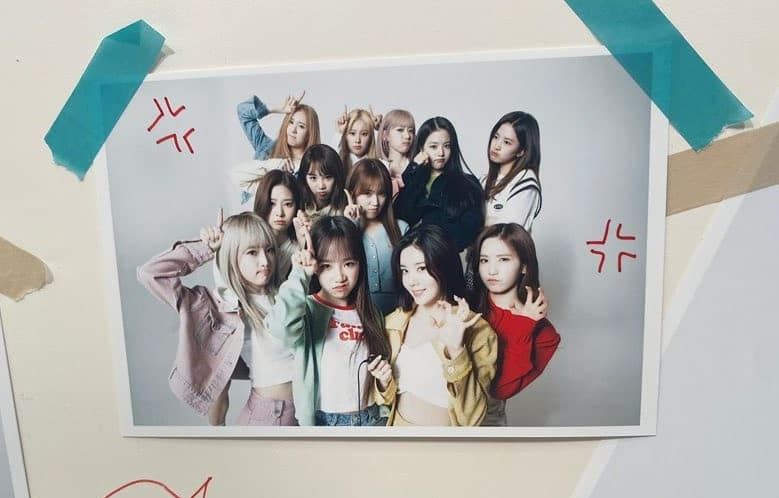 사진=아이즈원 공식 SNS