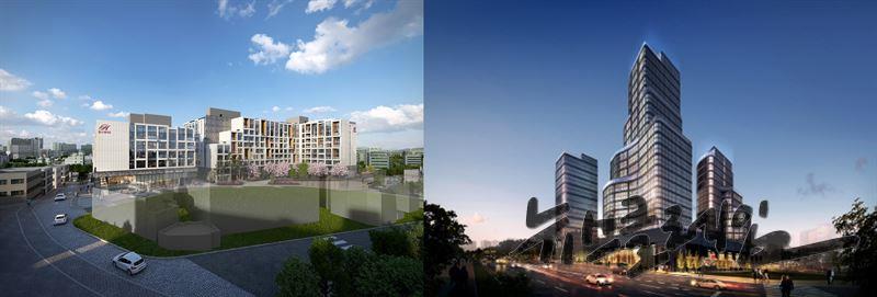 현대건설 힐스테이트 남산(왼쪽)과 현대ENG 원에디션 강남.각사 제공