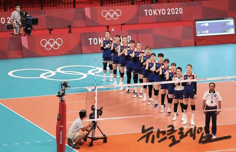한국 여자배구 국가대표팀. 사진=올림픽 인스타그램