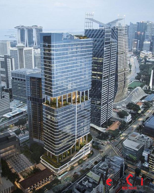 싱가포르 쇼타워 조감도. 현대건설 제공
