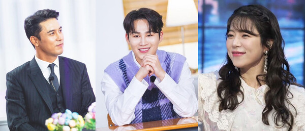 (왼쪽부터)장민호, 김희재, 양지은