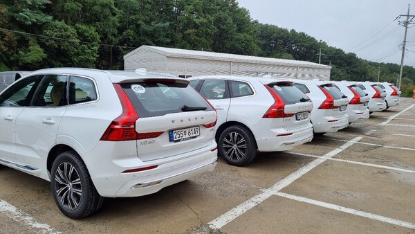 볼보 신형 XC60 후면부. 파주(경기)=장시복 기자