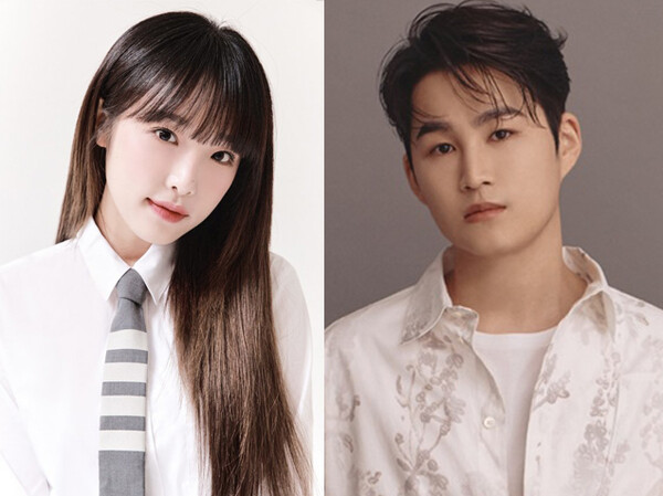 최예나(왼쪽)와 김희재.