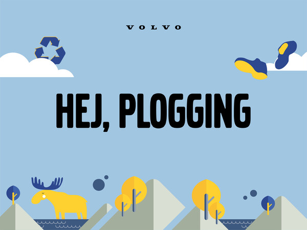 2021 헤이, 플로깅(Hej, Plogging) 공식 포스터. 볼보자동차코리아