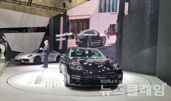 경기도 고양시 킨텍스에서 열린 ‘2021 서울모빌리티쇼’. 사진=김서윤 기자