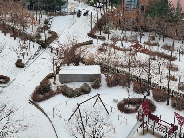 눈 쌓인 수도권. 사진=김서윤기자