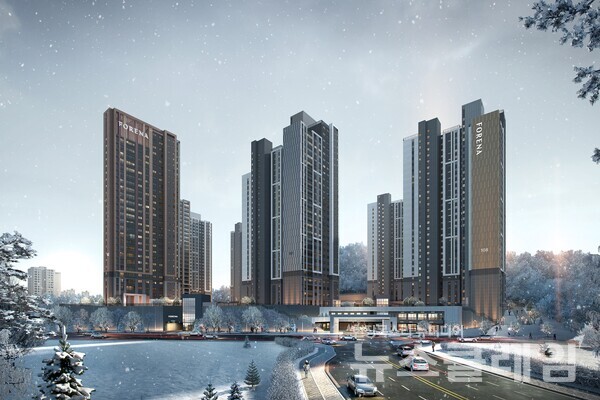 한화 포레나 천안노태 1단지 투시도. 한화건설 제공