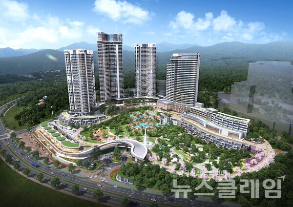 울산 강동 롯데리조트 조감도. 롯데건설 제공