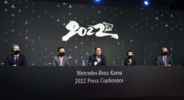 메르세데스-벤츠 코리아 2022년 신년 기자간담회. 메르세데스-벤츠 코리아 제공