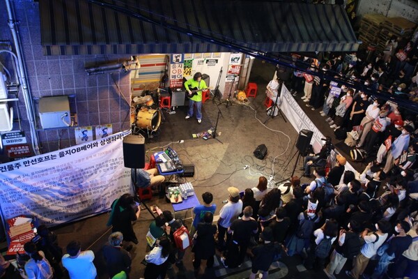 사진=최인기 빈민운동가