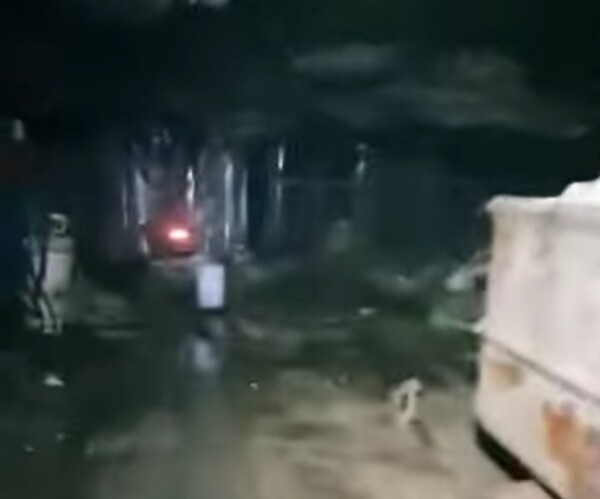 광부들이 고립돼 있던 내부모습. 사진=대구 엠비씨 캡처