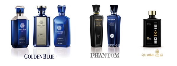 골든블루는 올해 미국에서 열린 샌프란시스코 주류품평회(San Francisco World Spirits Competition)에 9년 연속 참가해 출품작 6종이 모두 수상하는 쾌거를 이뤘다. 사진=골든블루