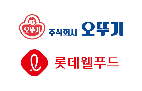오뚜기·롯데웰푸드 CI