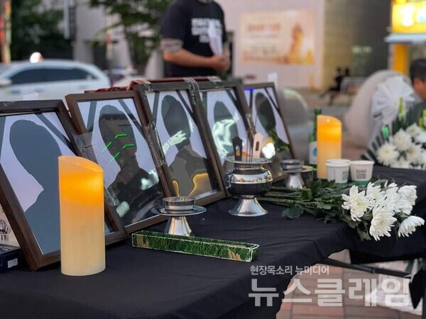 지난 6월 3일 인천시 주안역 남광장에서 진행된 전세사기 피해자 합동추모제. 사진=빈곤사회연대