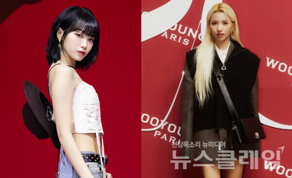 김채원(왼쪽), 전소연. 사진=쏘스뮤직·전소연 SNS