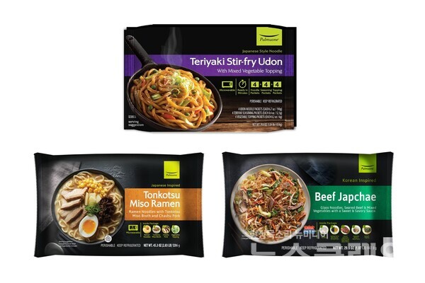풀무원 아시안 누들 대표 제품 3종. 풀무원 제공