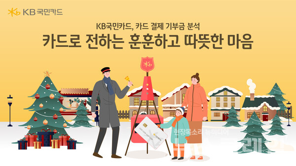 카드 결제 기부금 분석. KB국민카드 제공