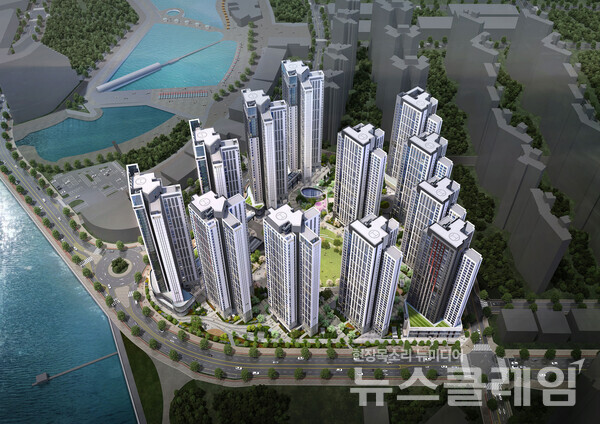 힐스테이트 더웨이브시티 조감도. 현대건설 제공