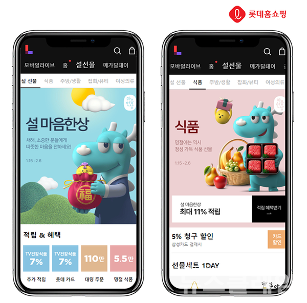 롯데홈쇼핑 설 마음 한 상 특집전에서 고급 먹거리, 주방용품 주문건수가 2배 증가하며 프리미엄 상품에 수요가 집중된 것으로 나타났다. 롯데홈쇼핑 제공