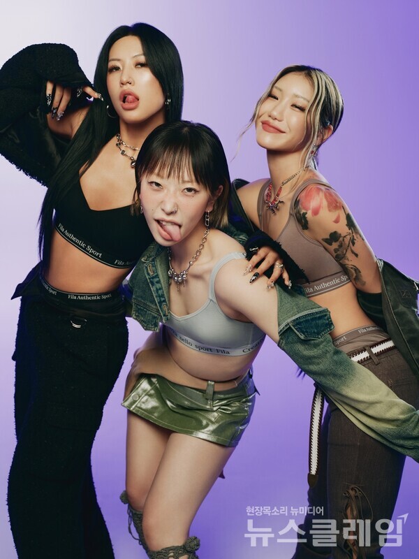 ‘휠라 언더웨어’는 인기 댄스 크루 ‘레이디바운스’와 함께 자신만의 ‘멋’을 가진 이들을 응원하는 ‘Show your Bello’ 캠페인을 진행한다고 15일 밝혔다. 휠라 제공