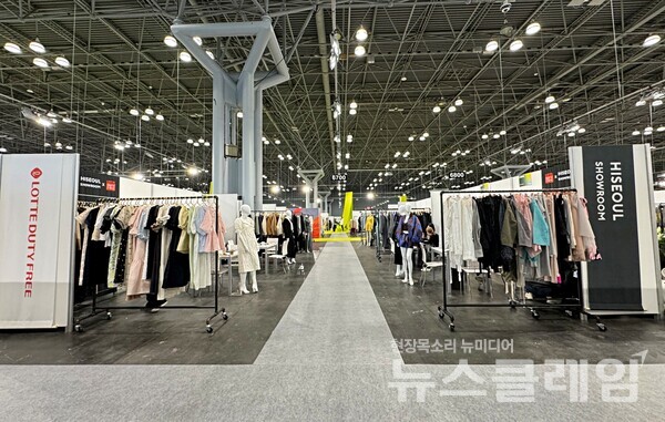 국제패션박람회 ‘코테리 뉴욕(COTERIE New York)’ 전경. 롯데면세점 제공