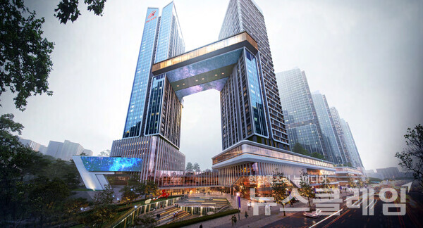 현대건설 성남중2구역 조감도. 현대건설 제공