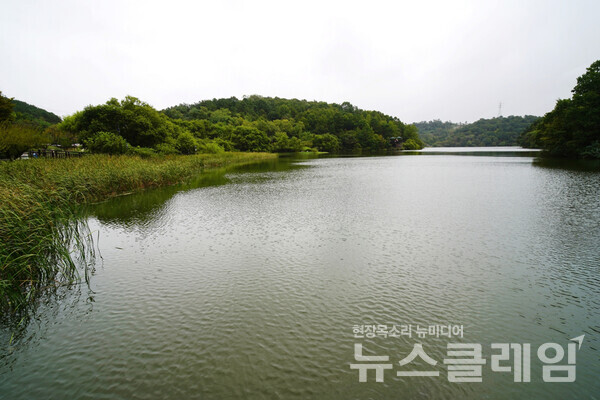숲을 벗어나면 잘 가꾸어진 선암호수공원에 들어선다. 둘레 약 4km의 선암저수지는 1964년 축조되었으며 동쪽의 온산공업단지와 울산공업단지에 비상 급수용 공업용수를 담고 있다. 사진=오근식 객원위원