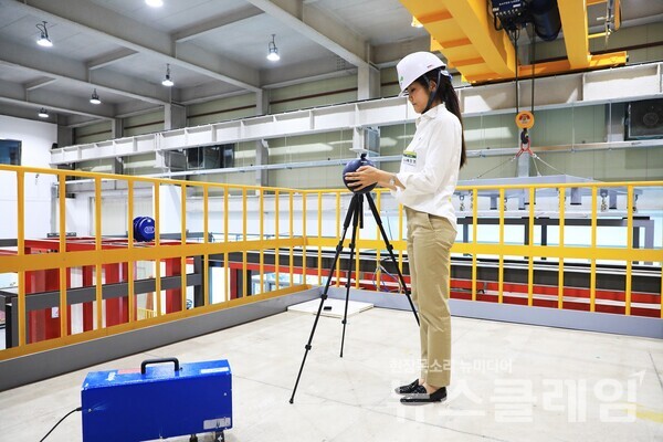 층간소음 시험. LH 제공