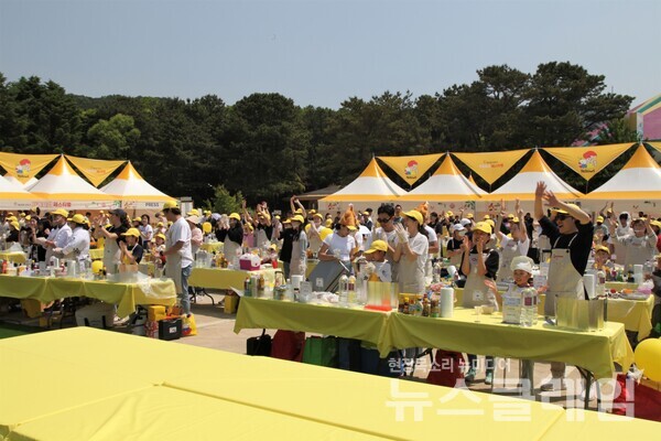 지난해 과천 서울랜드에서 열린 ‘제26회 오뚜기 스위트홈 가족요리 페스티벌’. 오뚜기 제공