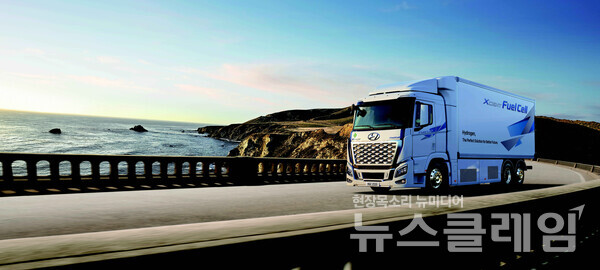 현대차 엑시언트 수소전기트럭. 현대차 제공