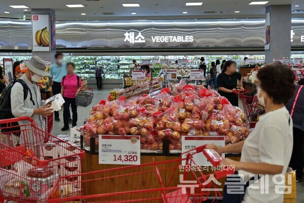 롯데마트 제타플렉스 서울역점 신선 매장 전경. 롯데쇼핑 제공