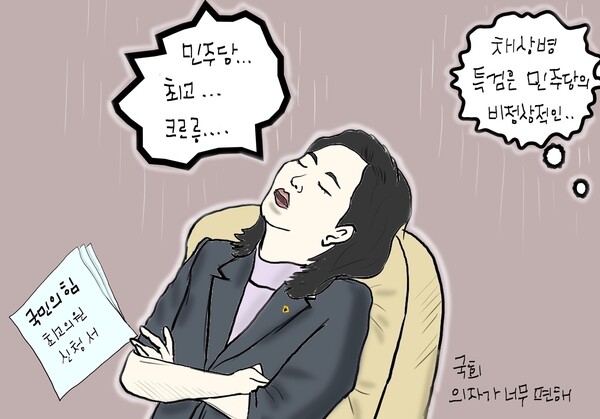 클레임 만평 박명규 작가