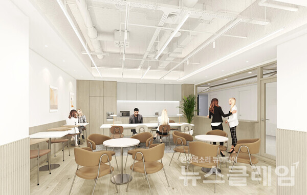 롯데건설 캐슬 라운지. 롯데건설 제공