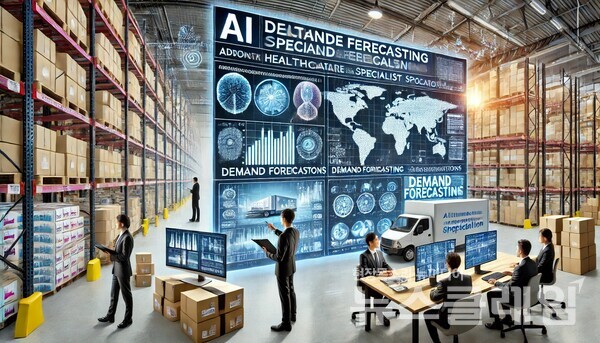 온라인팜 AI 수요예측 솔루션 도입. 한미사이언스 제공