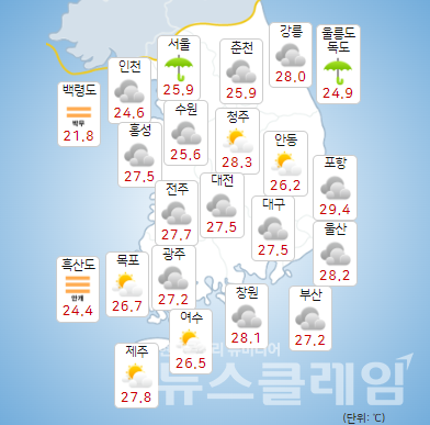 수도권 북부 비폭탄 주의해야