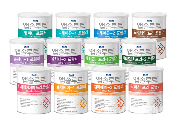 매일유업 선천성 대사질환자용 특수분유. 매일유업 제공