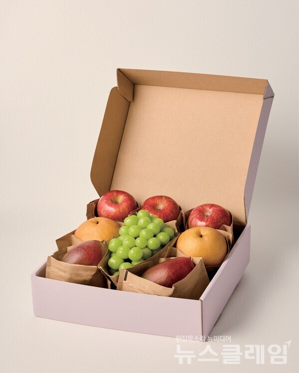 현대백화점 친환경 종이 패키지. 현대백화점 제공