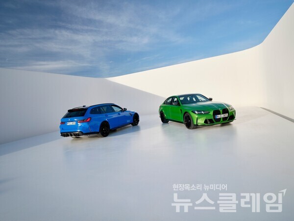 BMW 코리아(대표 한상윤)는 강력한 성능으로 한층 더 발전한 ‘뉴 M3 컴페티션 세단과 뉴 M3 컴페티션 투어링’을 국내에 공식으로 출시한다고 6일 밝혔다. BMW 코리아 제공