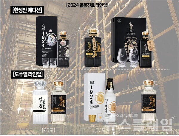 2024 일품진로 라인업. 하이트진로 제공