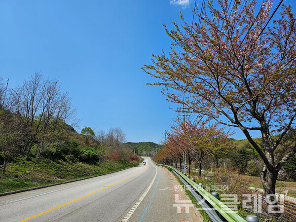 공양왕릉이 있는 궁촌리에서 동막리로 넘어가는 이 고개 이름이 사래재다. 공양왕이 죽임을 당한 곳이라 해서 과거엔 살해재로 불리기도 했다. 사진=오근식 객원위원