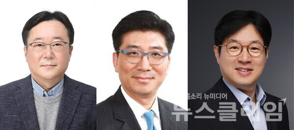 (왼쪽부터)현대자동차 이승조 부사장, 현대자동차 구자용 부사장, 기아 이태훈 부사장. 현대자동차 제공