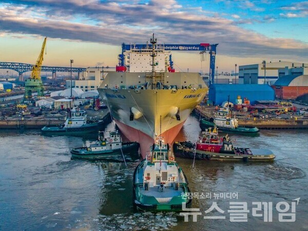 미국 필리조선소 전경. 한화그룹 제공