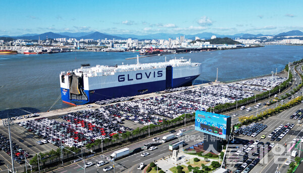 현대차 울산공장 수출선적부두. 현대차 제공