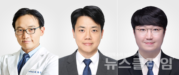 (왼쪽부터)최형진 교수, 임세진 교수, 이원화 교수. 임성기재단 제공