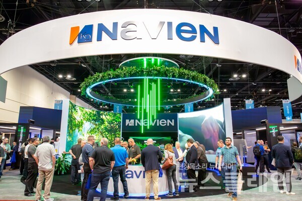 경동나비엔 AHR 2025 부스. 경동나비엔 제공