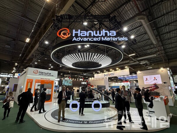 한화첨단소재 JEC 2025 참가 현장. 한화첨단소재 제공
