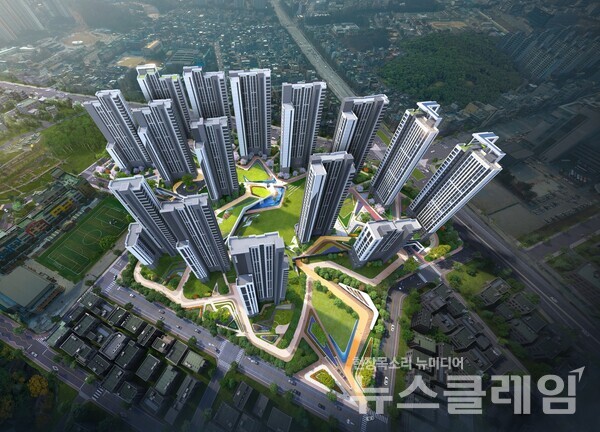 원주 단계주공아파트 재건축 조감도. HDC현대산업개발 제공