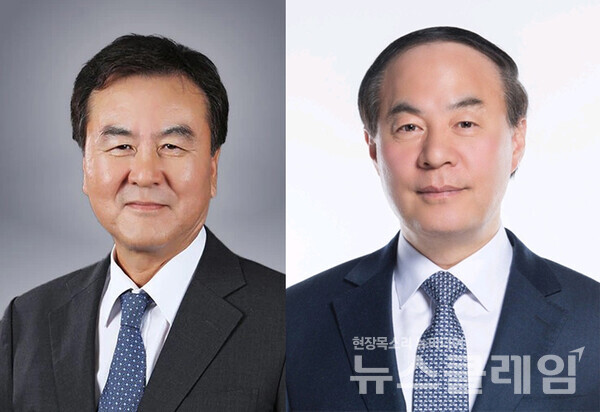 (왼쪽부터)신제윤 사외이사, 전영현 대표이사 부회장. 삼성전자 제공