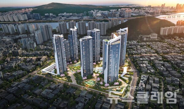 부산 광안4구역 재개발 조감도. HDC현대산업개발 제공